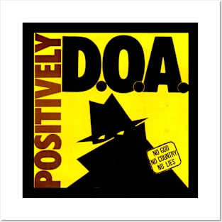 Positively D.O.A. Punk Throwback 1981 1982 Posters and Art